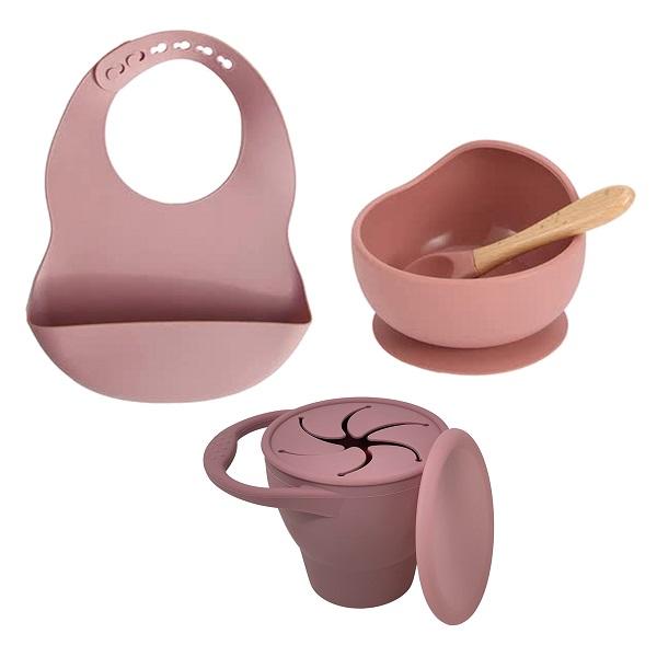 Baby Feeding Silicone 4pc Set - Retail Therapy Online