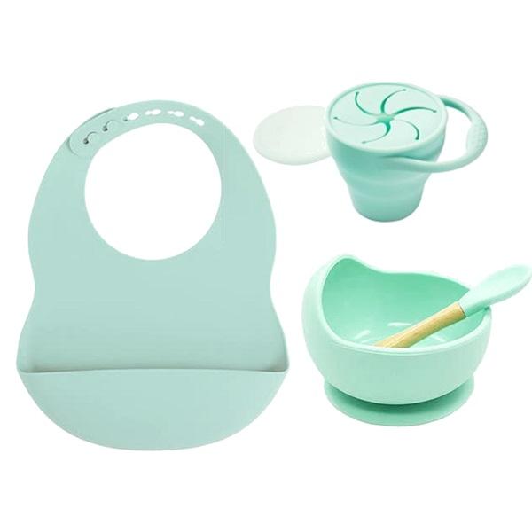 Baby Feeding Silicone 4pc Set - Retail Therapy Online