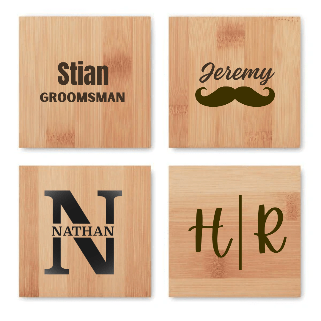 Bamboo Coaster Set - Retail Therapy Online