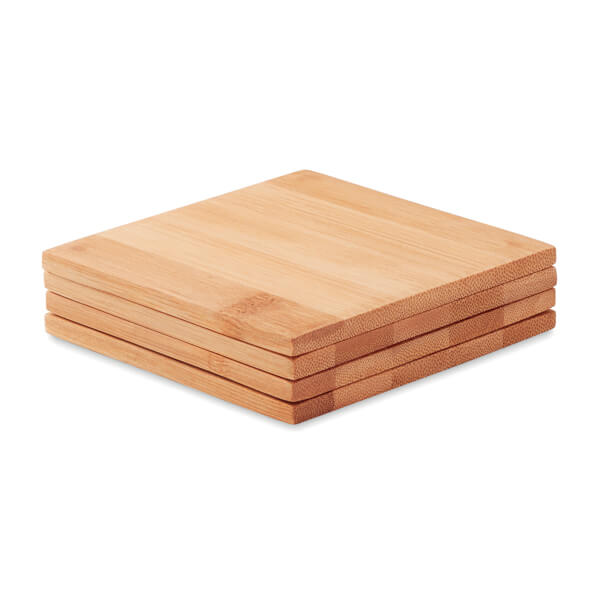 Bamboo Coaster Set - Retail Therapy Online