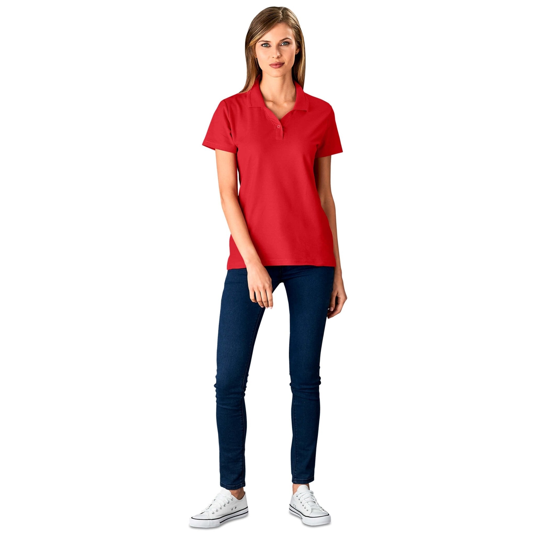 Basic Pique Golf Shirt - Ladies - Retail Therapy Online