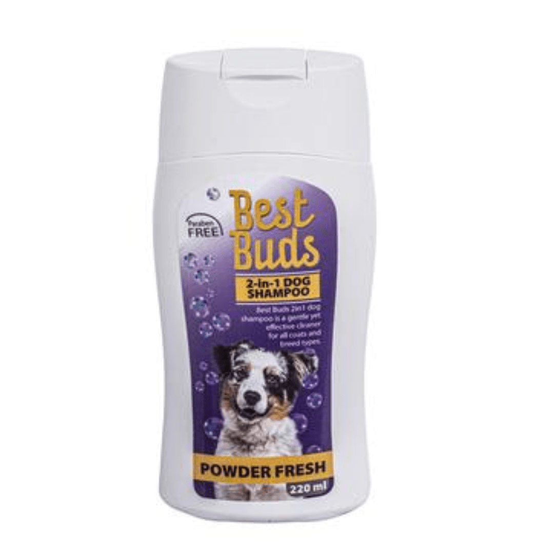 Best Buds 2 - in - 1 Dog Shampoo - 220ml - Retail Therapy Online