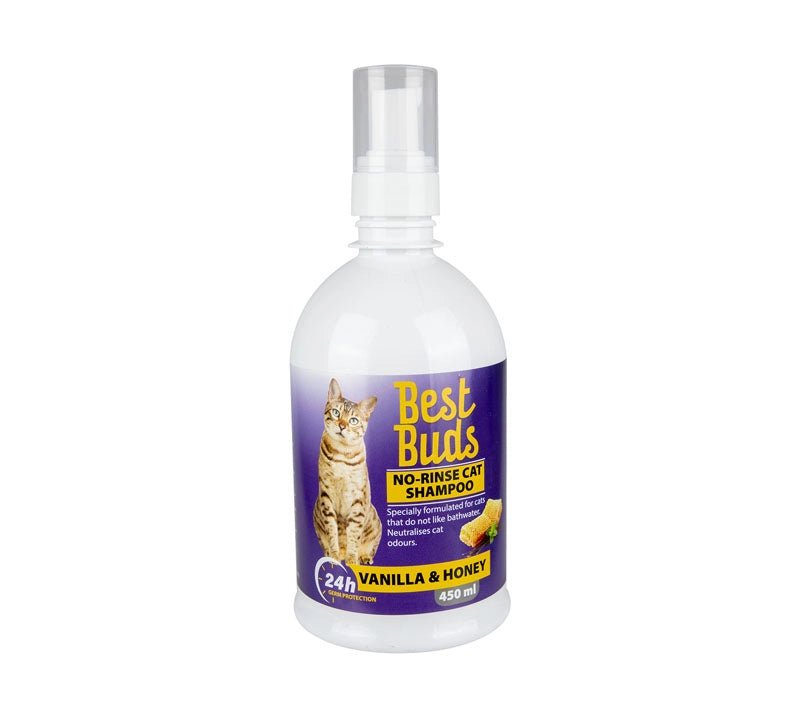 Best Buds Cat Shampoo No - Rinse - 450ml - Retail Therapy Online