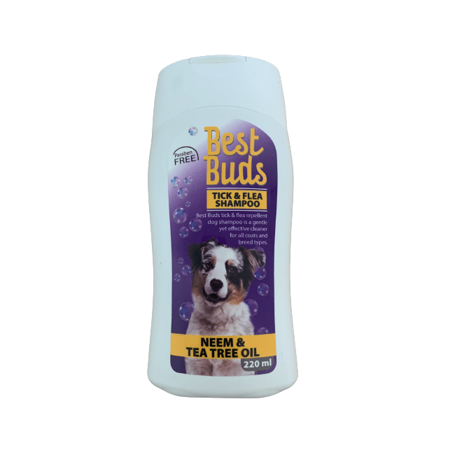 Best Buds Tick & Flea Shampoo - 220ml - Retail Therapy Online