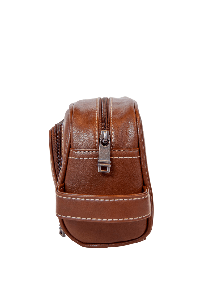 Bettoni Vegan Leather Toiletry Bag - Retail Therapy Online