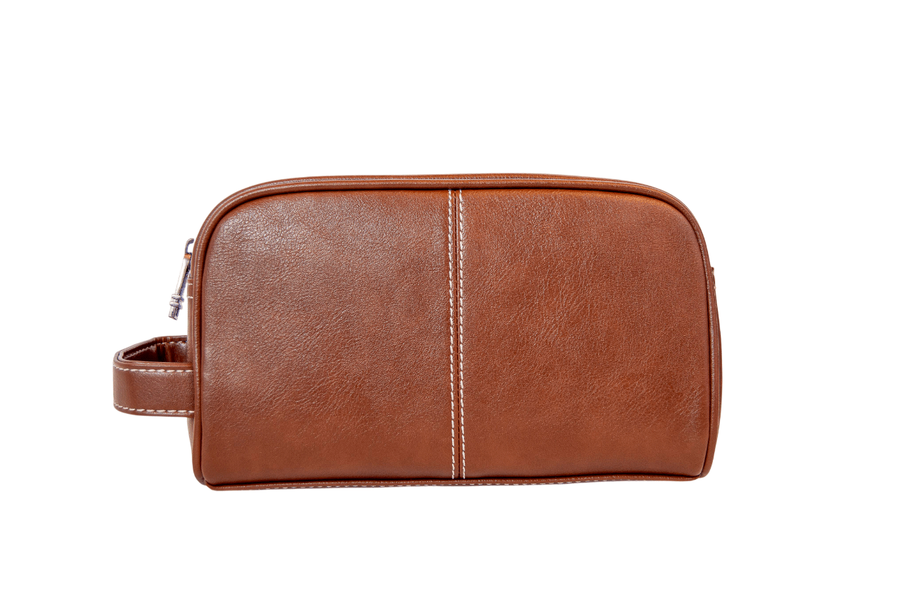Bettoni Vegan Leather Toiletry Bag - Retail Therapy Online