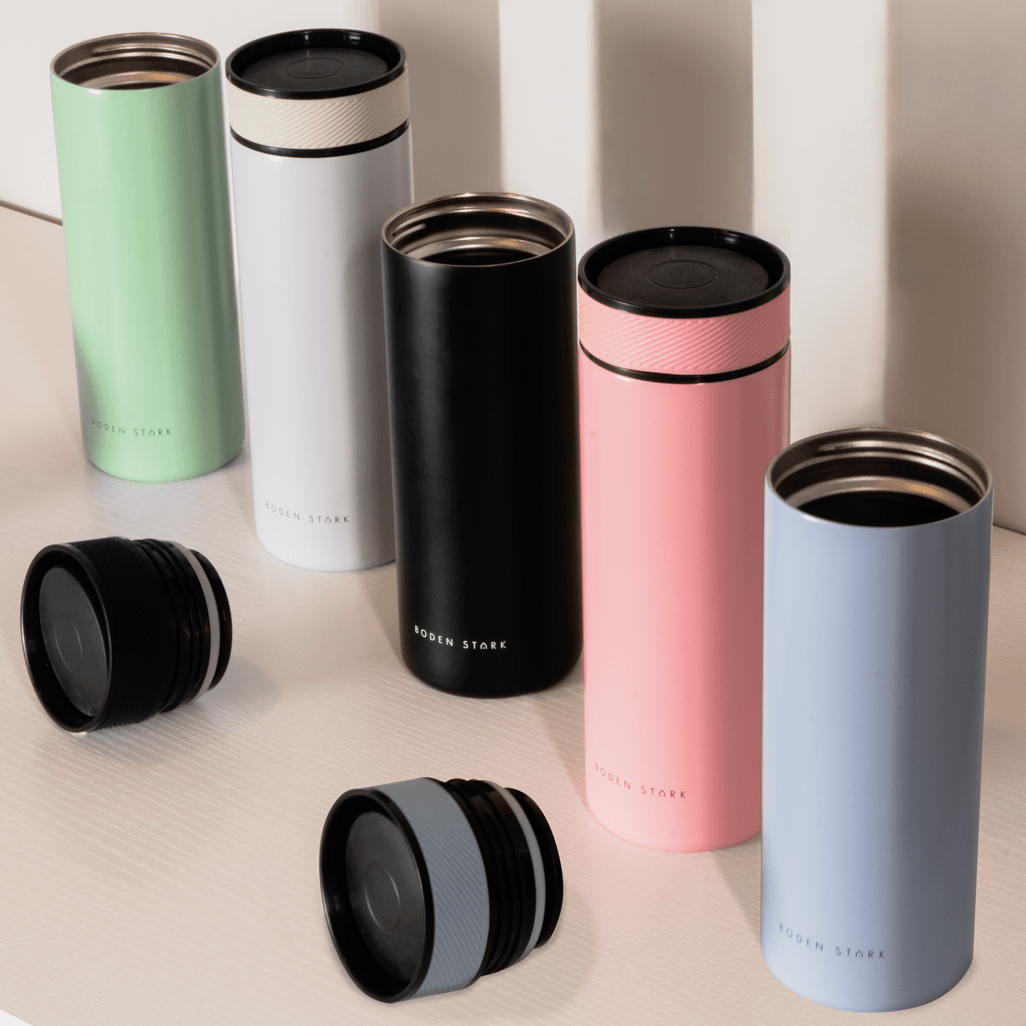 Boden Stark S/S Double Wall Insulated Travel Flask - 650ml - Retail Therapy Online