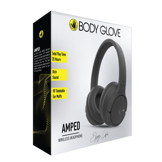 Body Glove AMPED Wireless Over - Ear Headphones - Retail Therapy Online