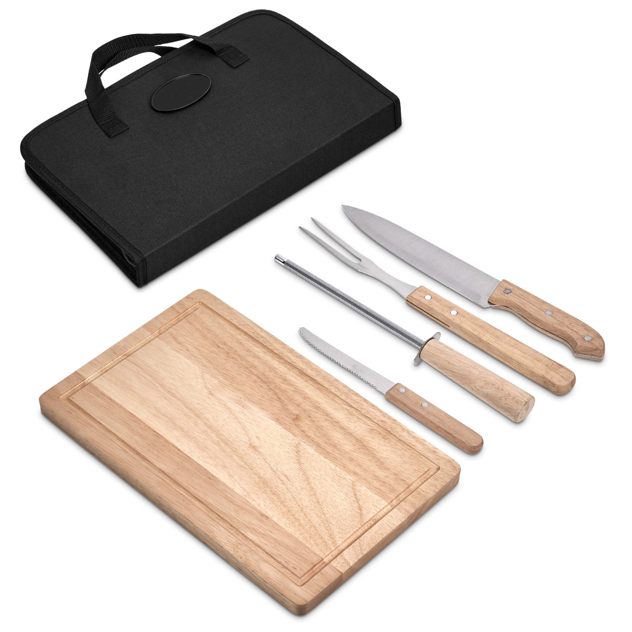 Brenton 5 - Piece Braai & Carving Set - Retail Therapy Online