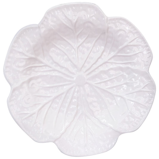 Cabbage Leaf Ceramic Serving Plate - Retail Therapy Online