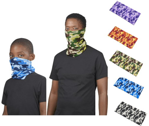 Camo Flexi Tubular Bandana - Retail Therapy Online