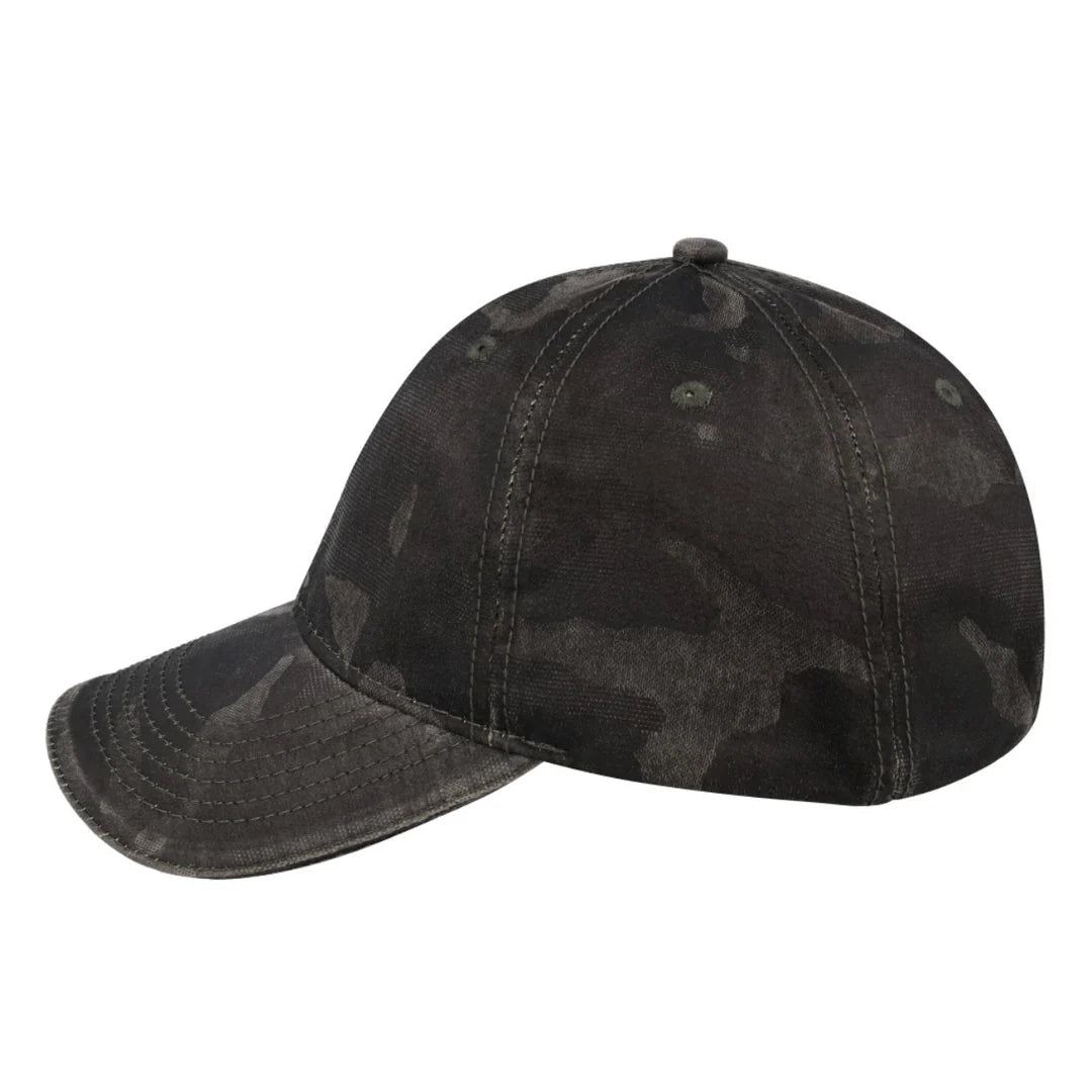Camo Lazer Oil Skin 6 Panel Cap - Retail Therapy Online