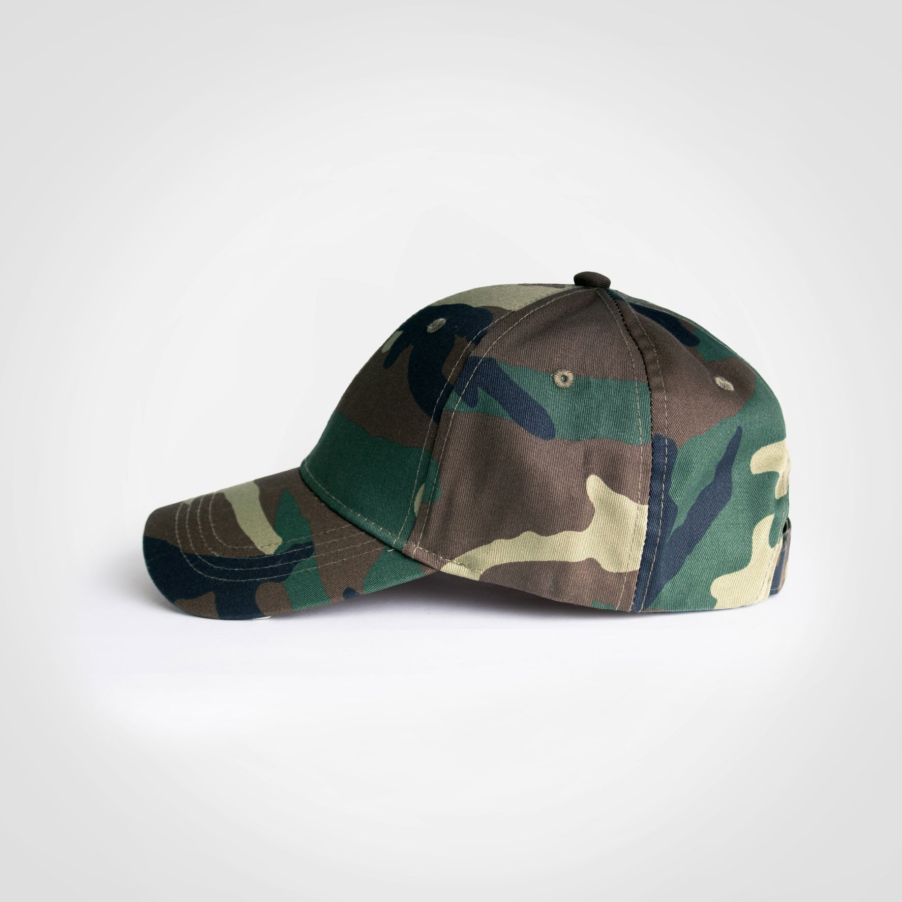 Camo Structured 6 Panel Cap - Retail Therapy Online