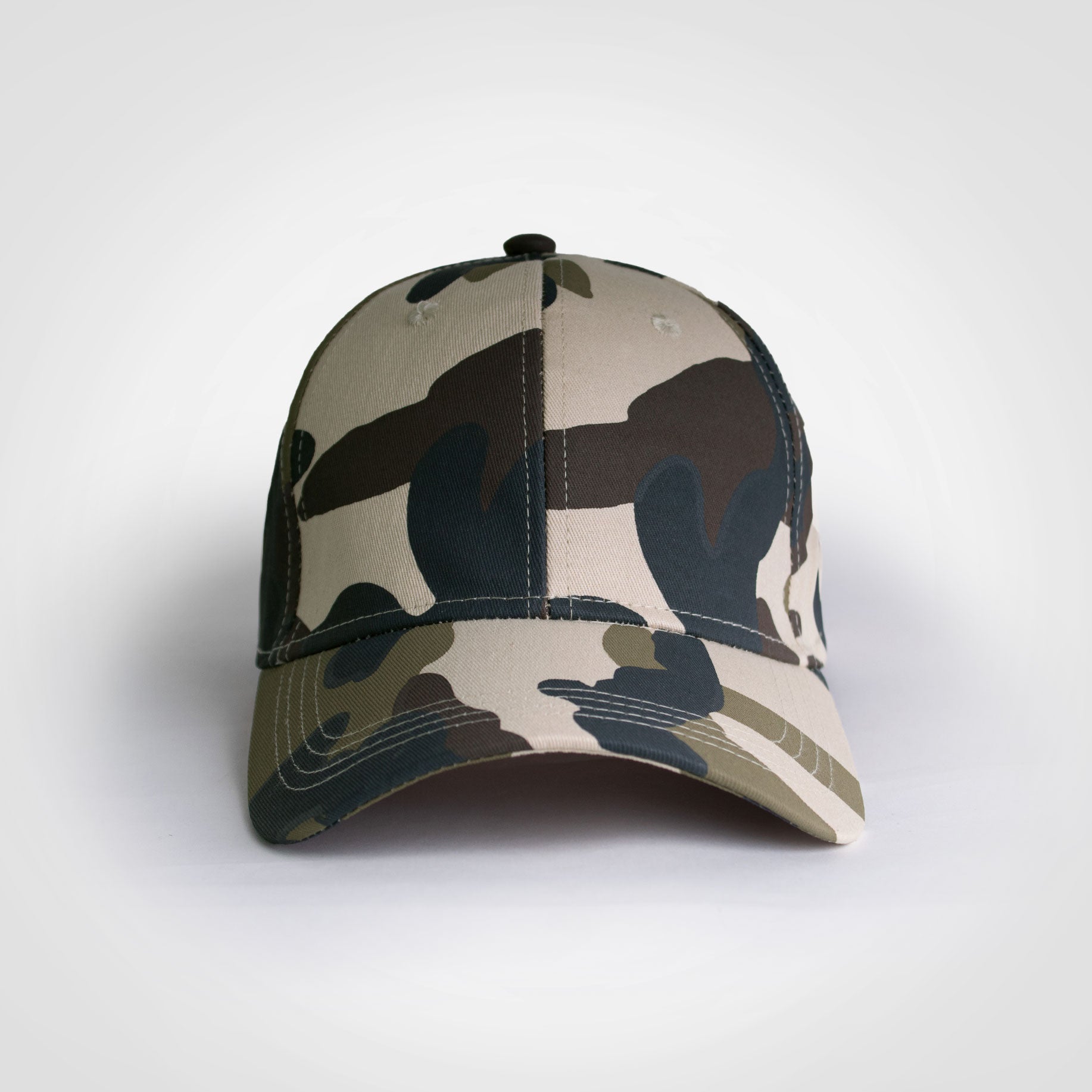 Camo Structured 6 Panel Cap - Retail Therapy Online