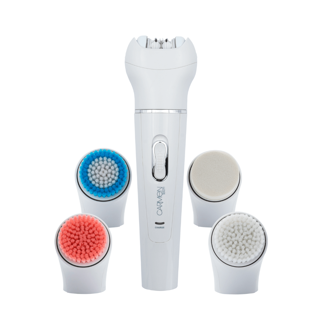 Carmen Facial Epilator & Brush Set - Retail Therapy Online