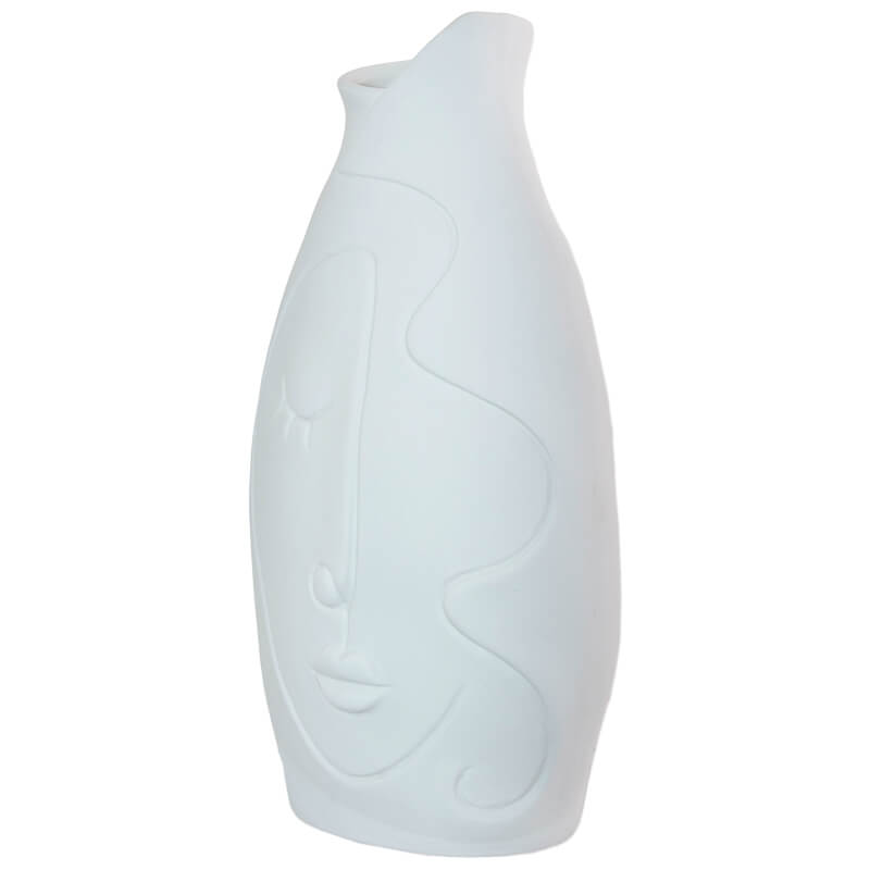 Ceramic Abstract Face Vase - Retail Therapy Online