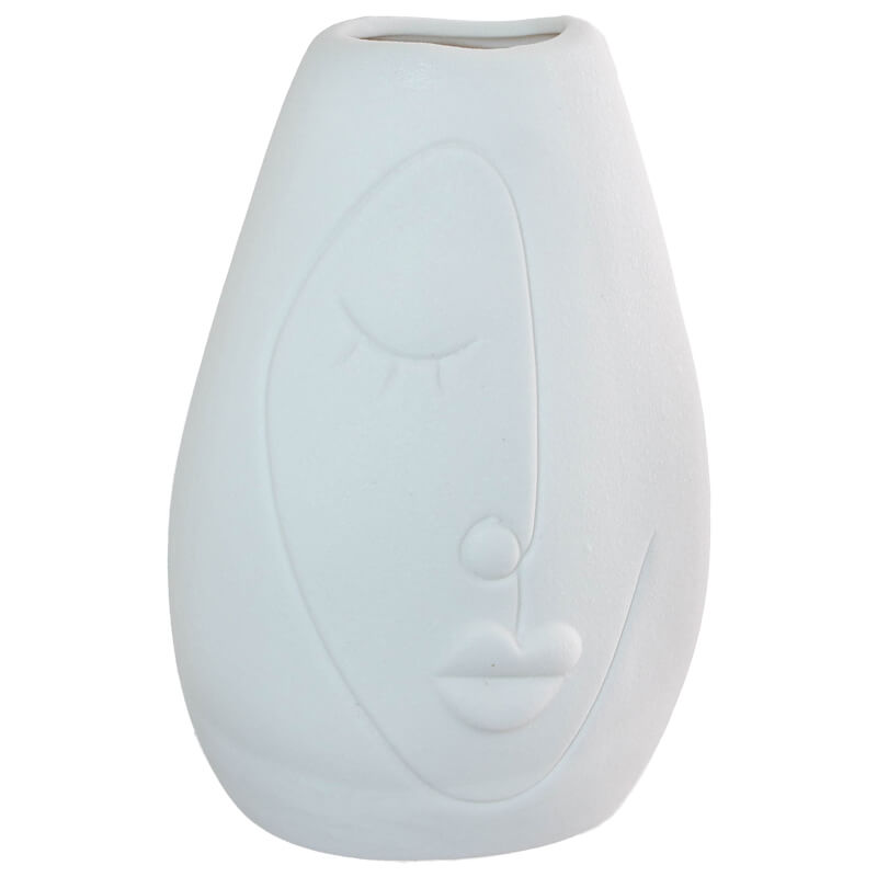 Ceramic Abstract Face Vase - Retail Therapy Online