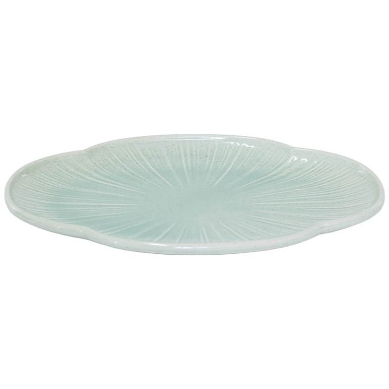 Ceramic Sage Clover Serving Plate - Retail Therapy Online