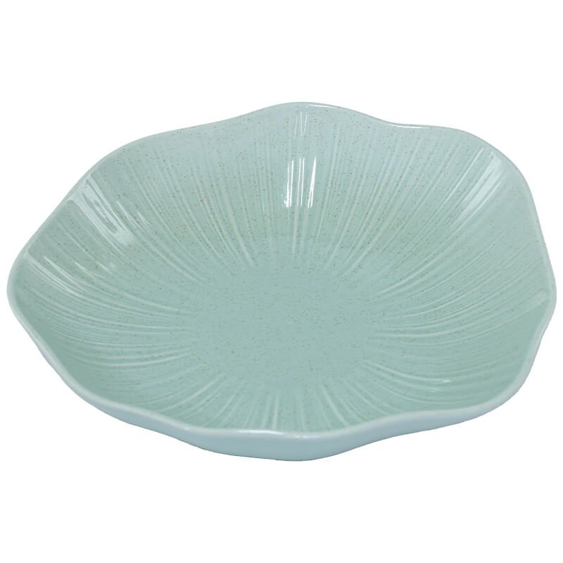 Ceramic Sage Organic Serving Bowl - Retail Therapy Online