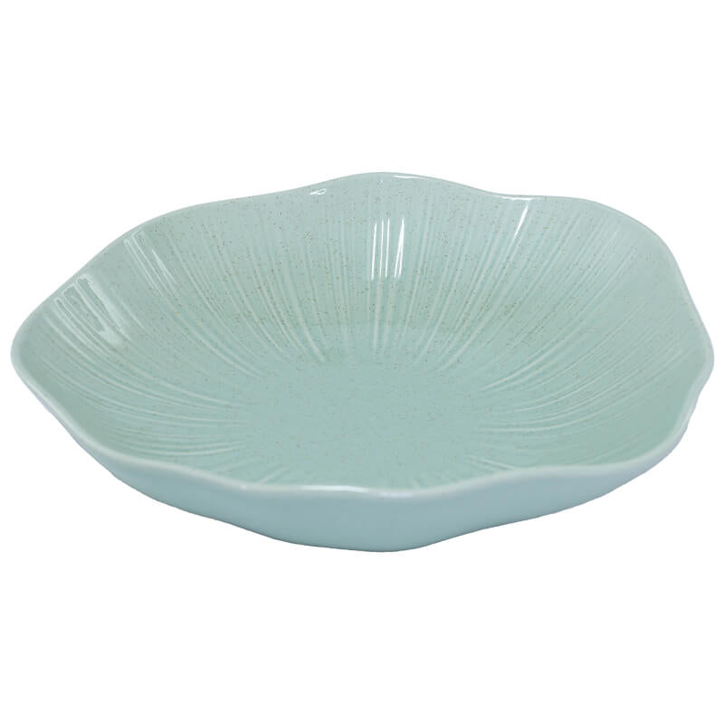 Ceramic Sage Organic Serving Bowl - Retail Therapy Online