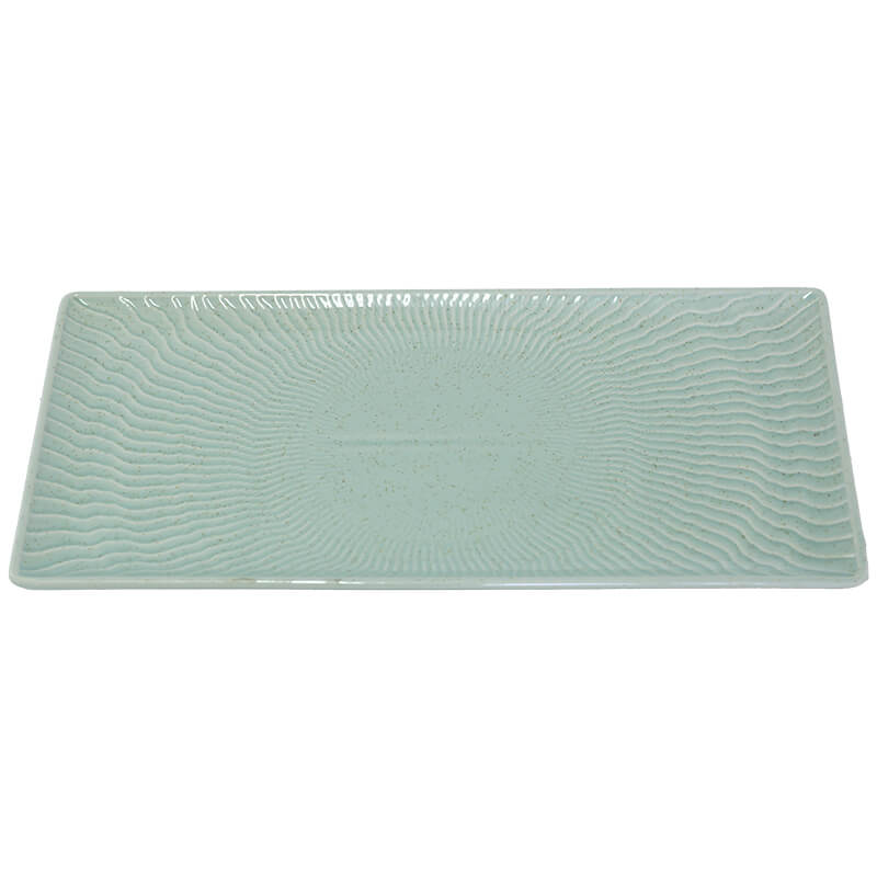 Ceramic Sage Rectangle Serving Plate - Retail Therapy Online