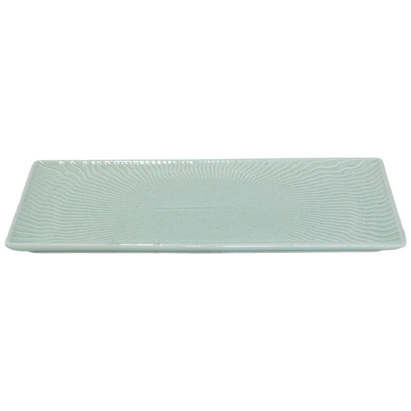 Ceramic Sage Rectangle Serving Plate - Retail Therapy Online