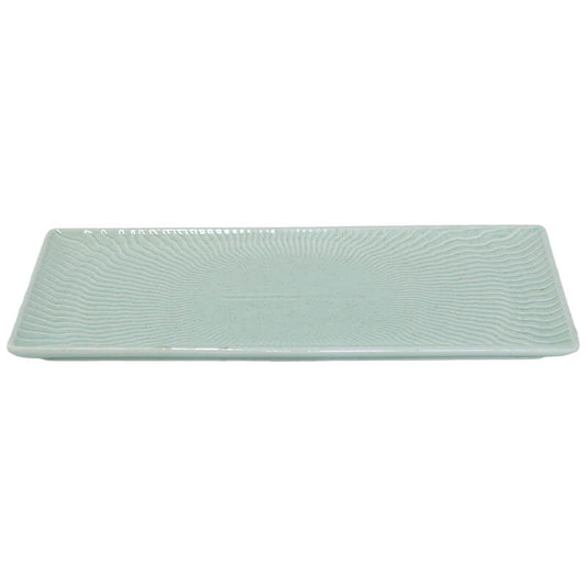 Ceramic Sage Rectangle Serving Plate - Retail Therapy Online