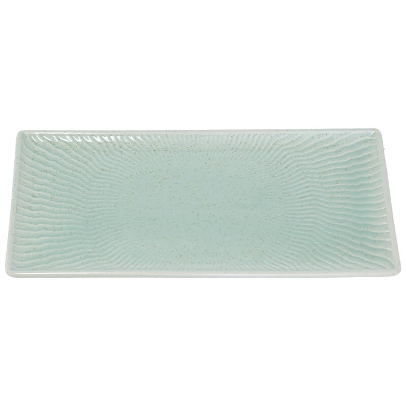 Ceramic Sage Rectangle Serving Plate - Retail Therapy Online