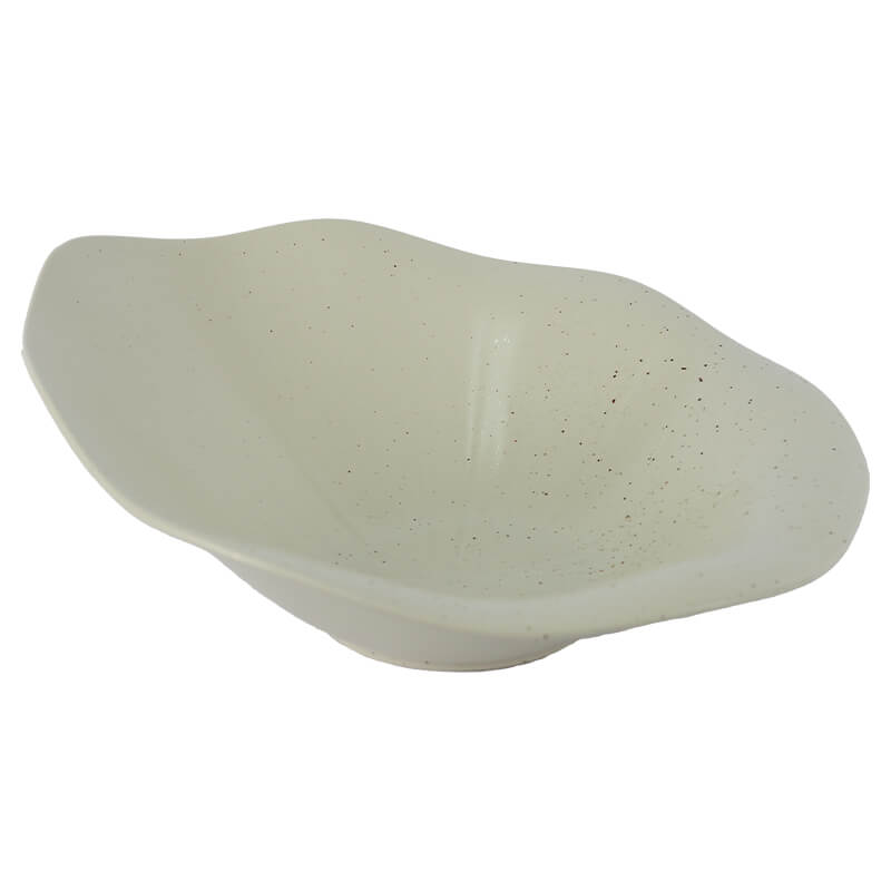 Ceramic Sand Organic Bowl - 30cm - Retail Therapy Online