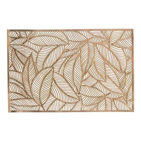 Champagne Leaf Placemat - Set of 4 - Retail Therapy Online