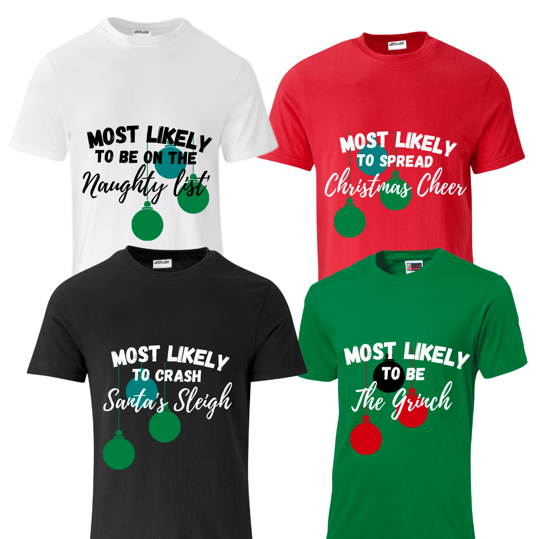 Christmas Personalised T-Shirt - Retail Therapy Online