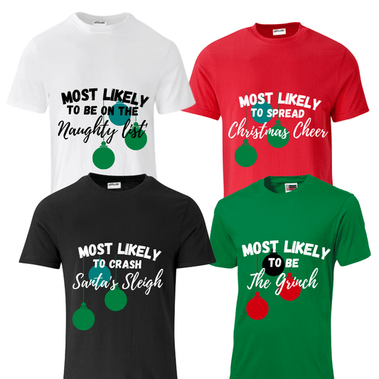 Christmas Personalised T-Shirt - Retail Therapy Online