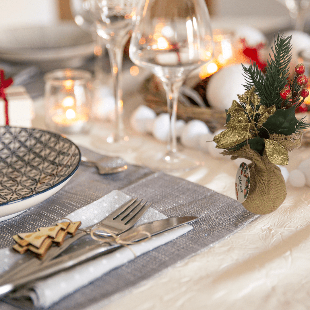 Christmas Table Decor - Set of 2 - Retail Therapy Online