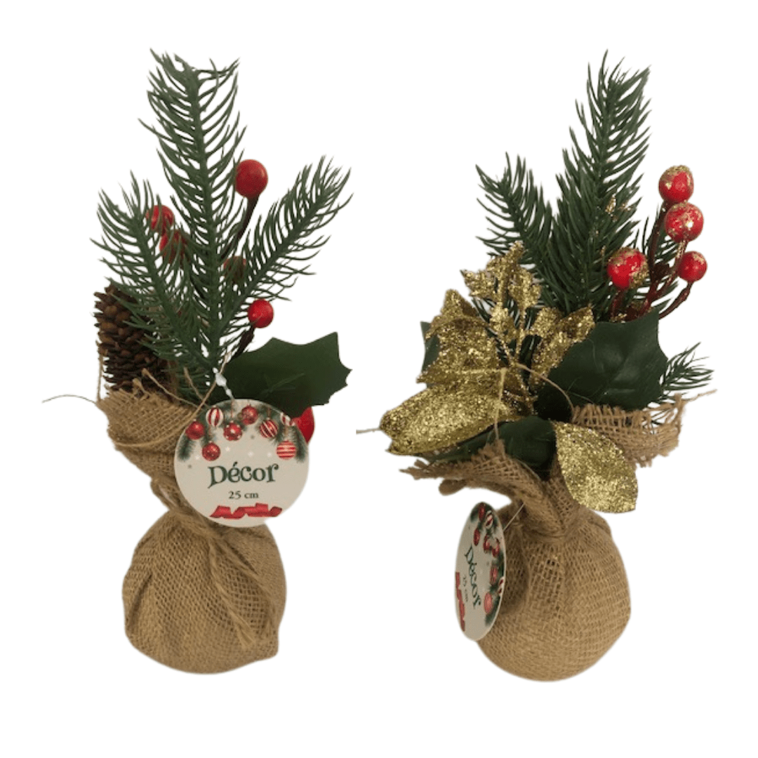 Christmas Table Decor - Set of 2 - Retail Therapy Online