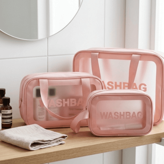 Clearview 3-Piece Wash Bag Set - Retail Therapy Online