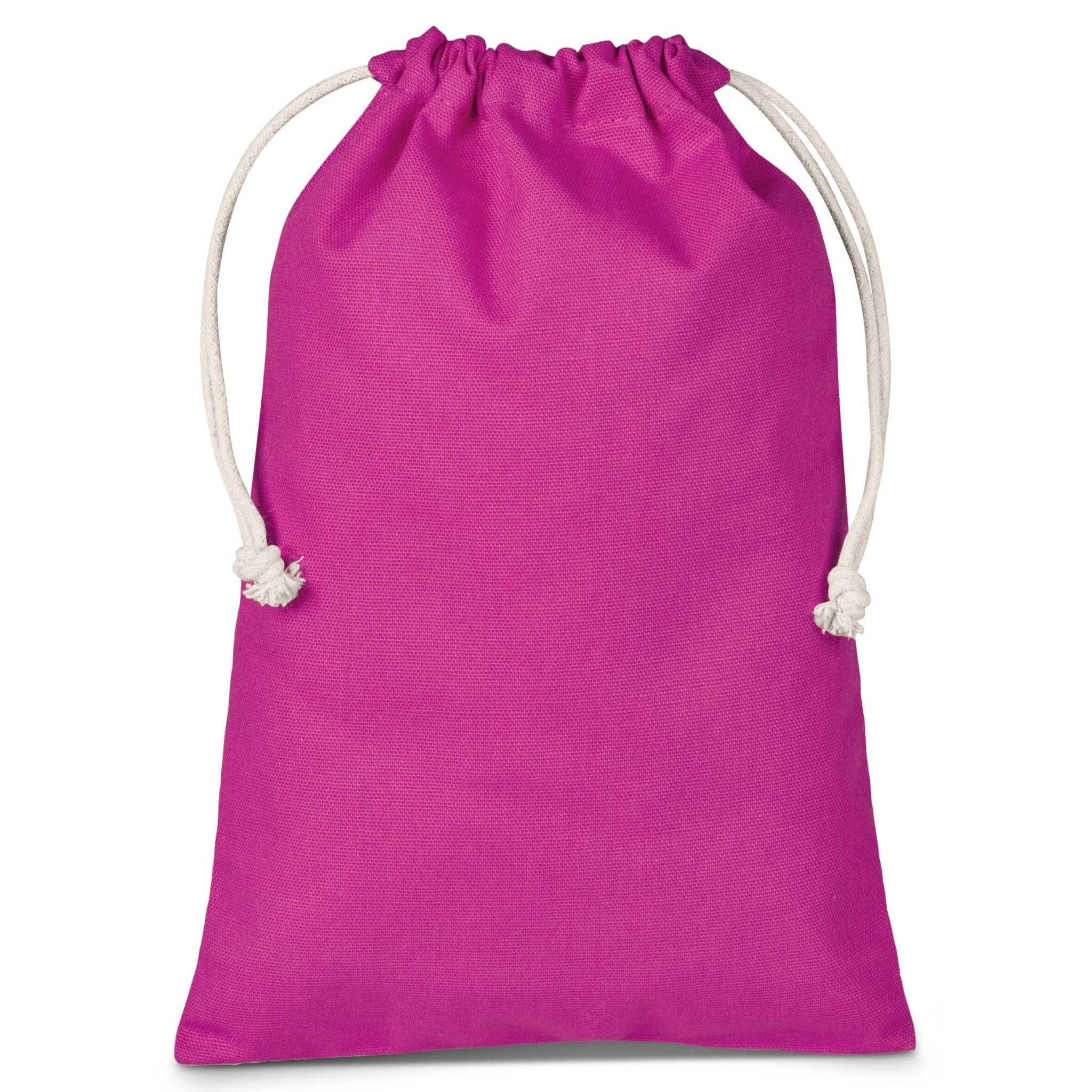 Cotton Coloured Drawstring Pouch - Retail Therapy Online