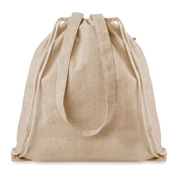 Cotton Melange Drawstring & Shopper Bag 140gsm - Retail Therapy Online