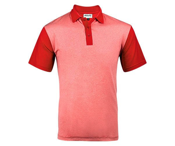 Crossfire Melange Golf Shirt - Retail Therapy Online