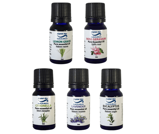 Crystal Aire Essential Oils - 5 Pack - Retail Therapy Online