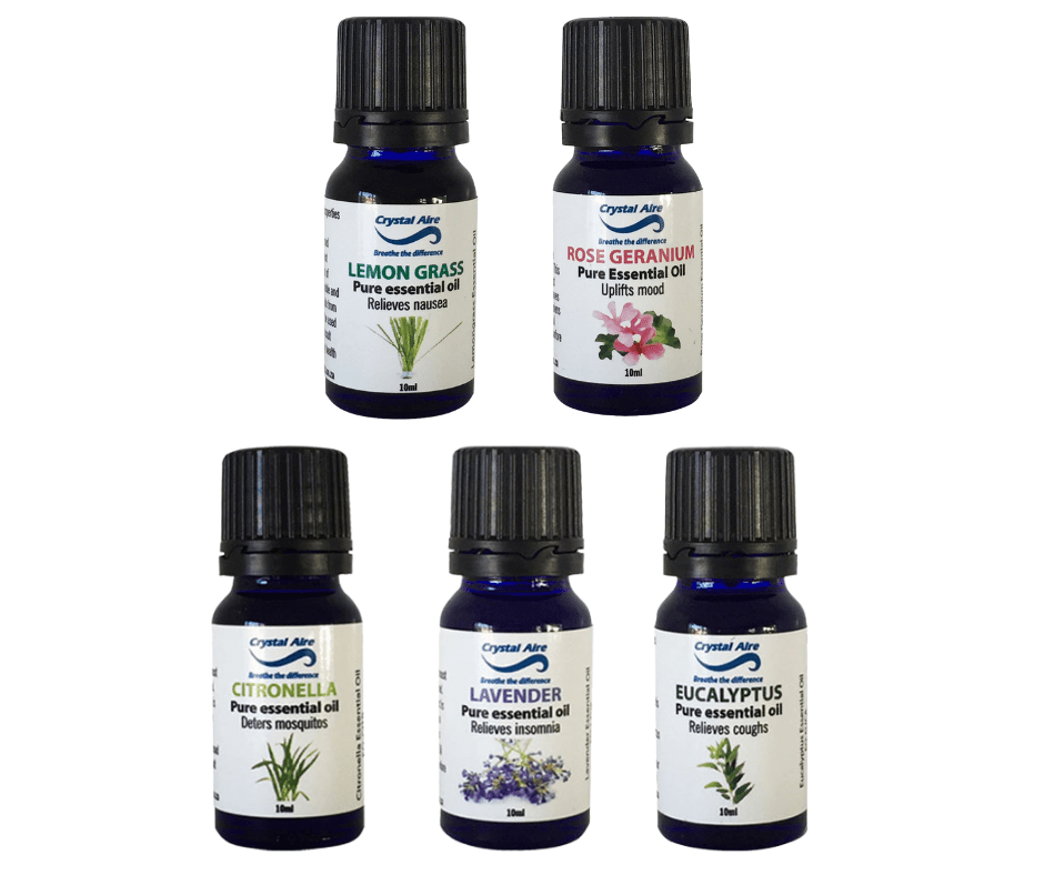 Crystal Aire Essential Oils - 5 Pack - Retail Therapy Online