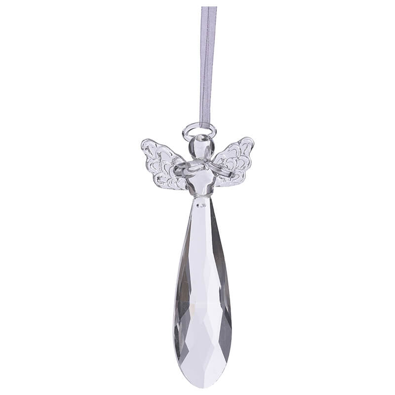 Crystal Angel Christmas Ornament - Retail Therapy Online