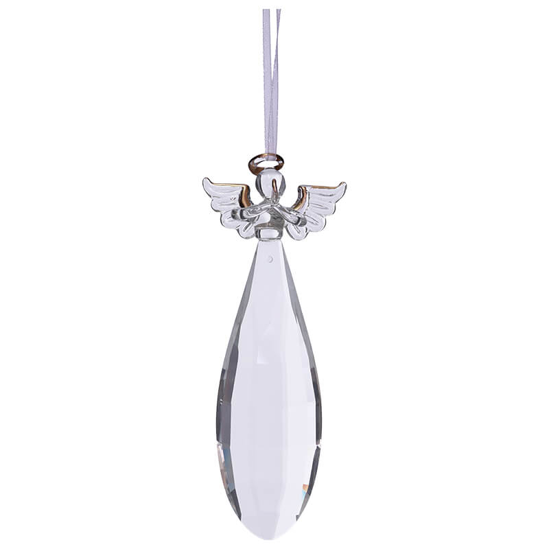 Crystal Angel Christmas Ornament - Retail Therapy Online