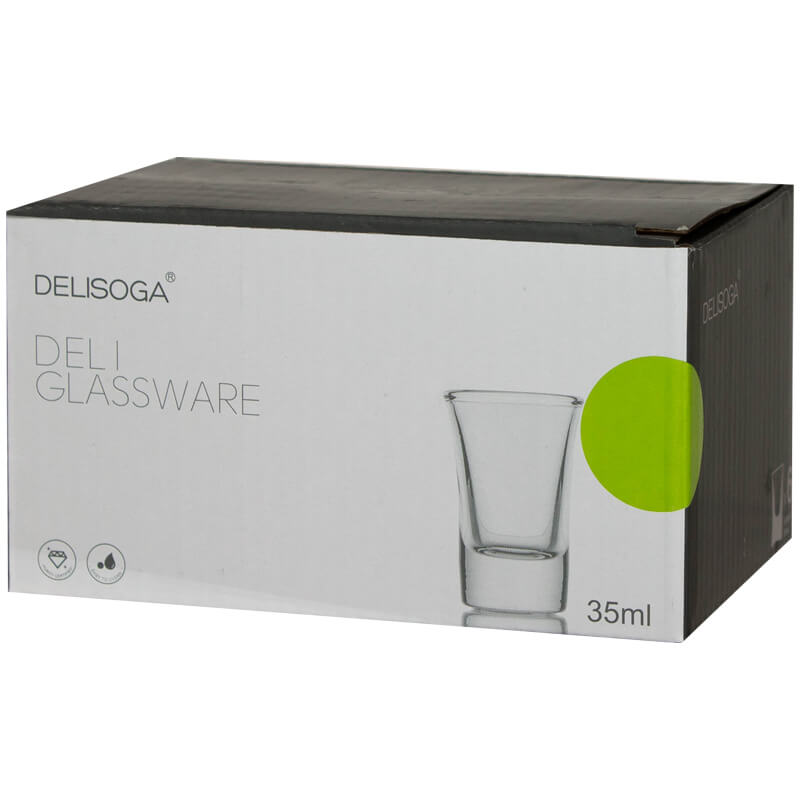 Deli Single Shooter Glass 35ml - Set of 6 - Retail Therapy Online