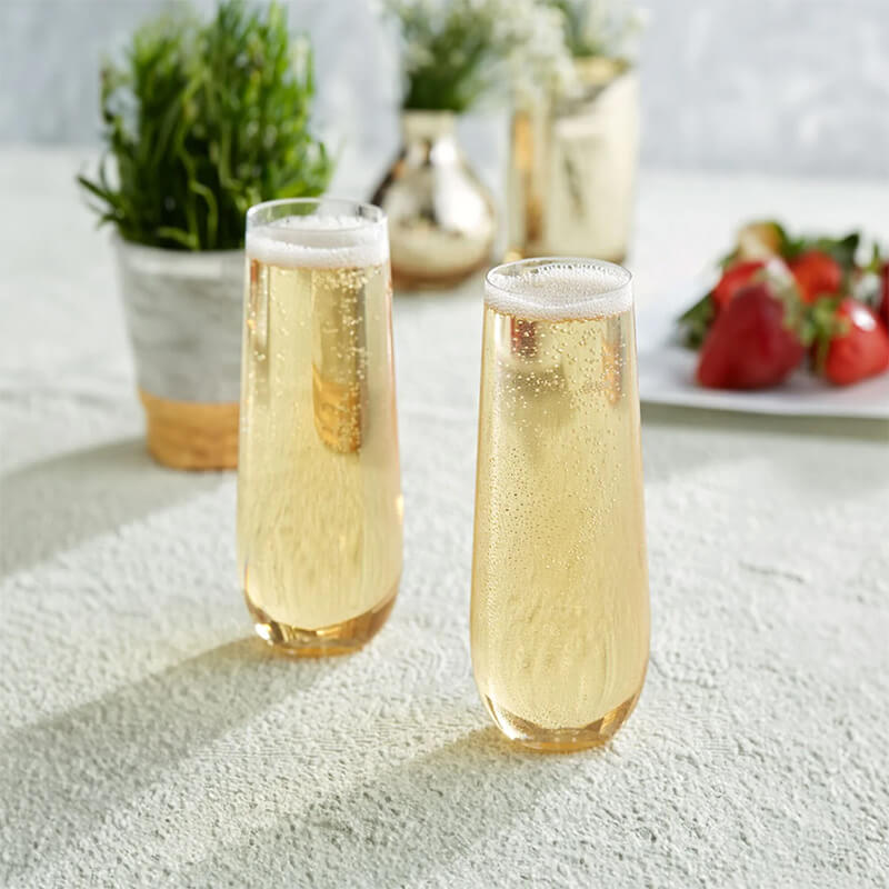 Deli Stemless Champagne Flute 230ml - Set of 6 - Retail Therapy Online