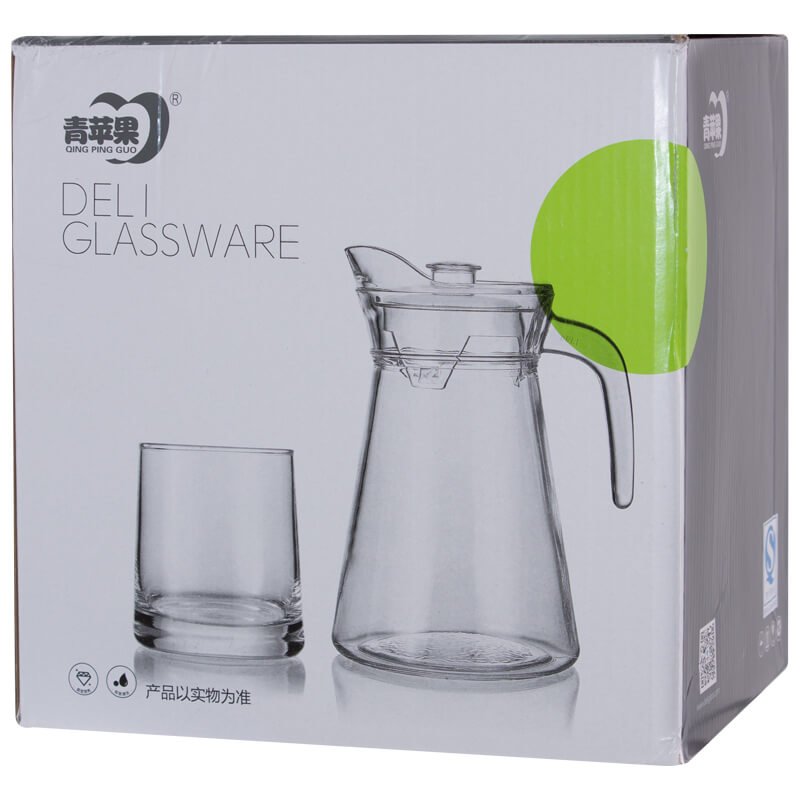 Deli Water Jug & Glasses Set - 5pc - Retail Therapy Online