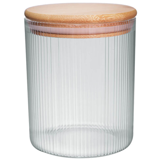 Diva Glass Jar & Wood Lid - Retail Therapy Online
