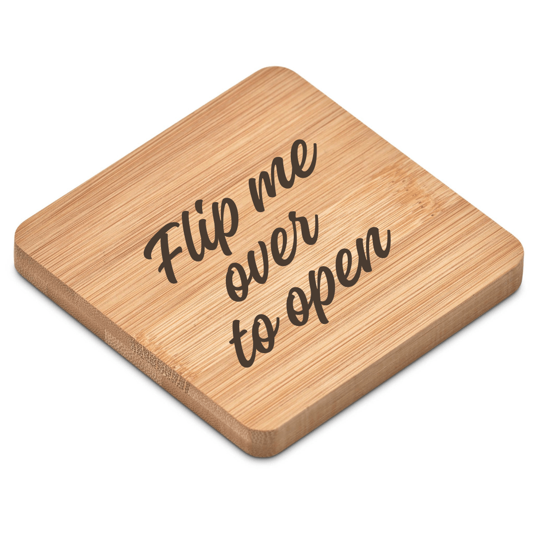 Drifter Bamboo Bottle Opener Coaster - Retail Therapy Online