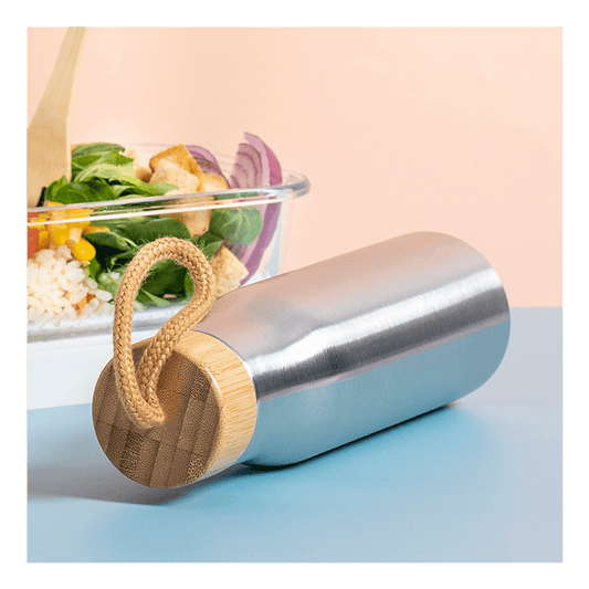 Dropun S/S Bamboo Water Bottle 600ml - Retail Therapy Online