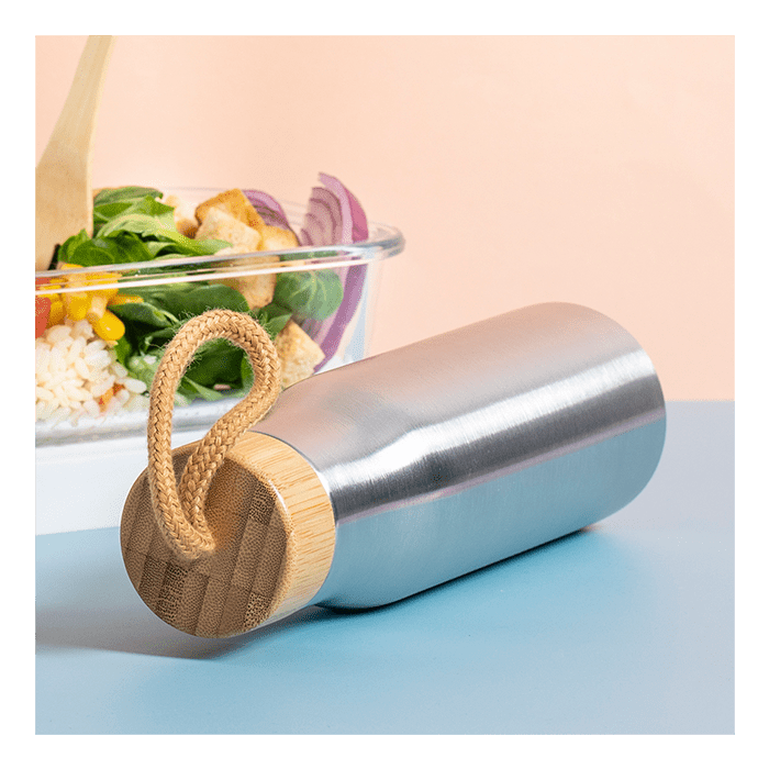 Dropun S/S Bamboo Water Bottle 600ml - Retail Therapy Online