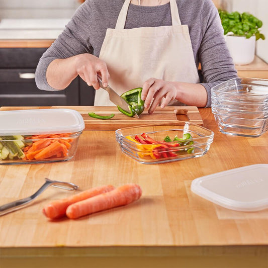 Duralex Glass Food Container & Lid - Retail Therapy Online
